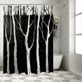 thumbnail image 1 of Orinice Trees Bathroom Decor Set Colorful Luxurious Graphic Print Polyester Fabric Shower Curtain with Hooks 36x72, 1 of 7