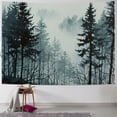 thumbnail image 1 of Orinice Trees Fog Tapestry Wall Hanging Unique Style Graphic Tapestries Home Wall Decor Art for Living Room Bedroom Apartment Farmhouse Dorm 40x30inch, 1 of 6