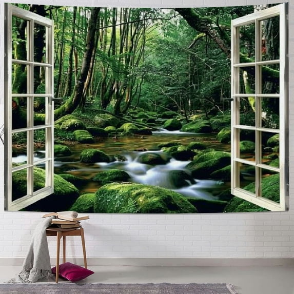 Orinice Trees Tapestry Wall Hanging Unique Style Graphic Tapestries Home Wall Decor Art for Living Room Bedroom Apartment Farmhouse Dorm 60x50inch