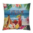 thumbnail image 1 of Orinice Tropical Items Beach Summer Graphic Decorative Cushion Throw Pillow Cover 24x24in, 1 of 5