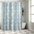 thumbnail image 1 of Orinice  Tropical Shower Curtain, Summer Exotic Strelitzia Bird of Paradise Pastel Colored Repetition, Cloth Fabric Bathroom Decor Set with Hooks,  36x72, 1 of 7