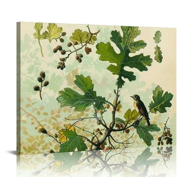 Orinice Vintage Botanical Wall Art Print, Cottagecore Wall Art Posters, Vintage Aesthetic Decor for Bedroom 20x16in