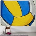 thumbnail image 1 of Orinice Volleyball Ball Tapestry Wall Hanging Unique Style Graphic Tapestries for Home Decor Living Room Bedroom Apartment Farmhouse Dorm 40x60inch, 1 of 6