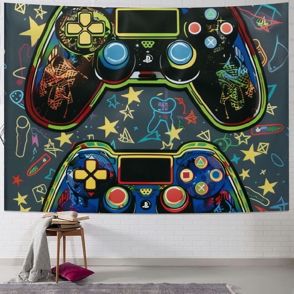 Orinice Winner Player Tapestry Wall Hanging Unique Style Graphic Tapestries Home Wall Decor Art for Living Room Bedroom Apartment Farmhouse Dorm 40x60inch