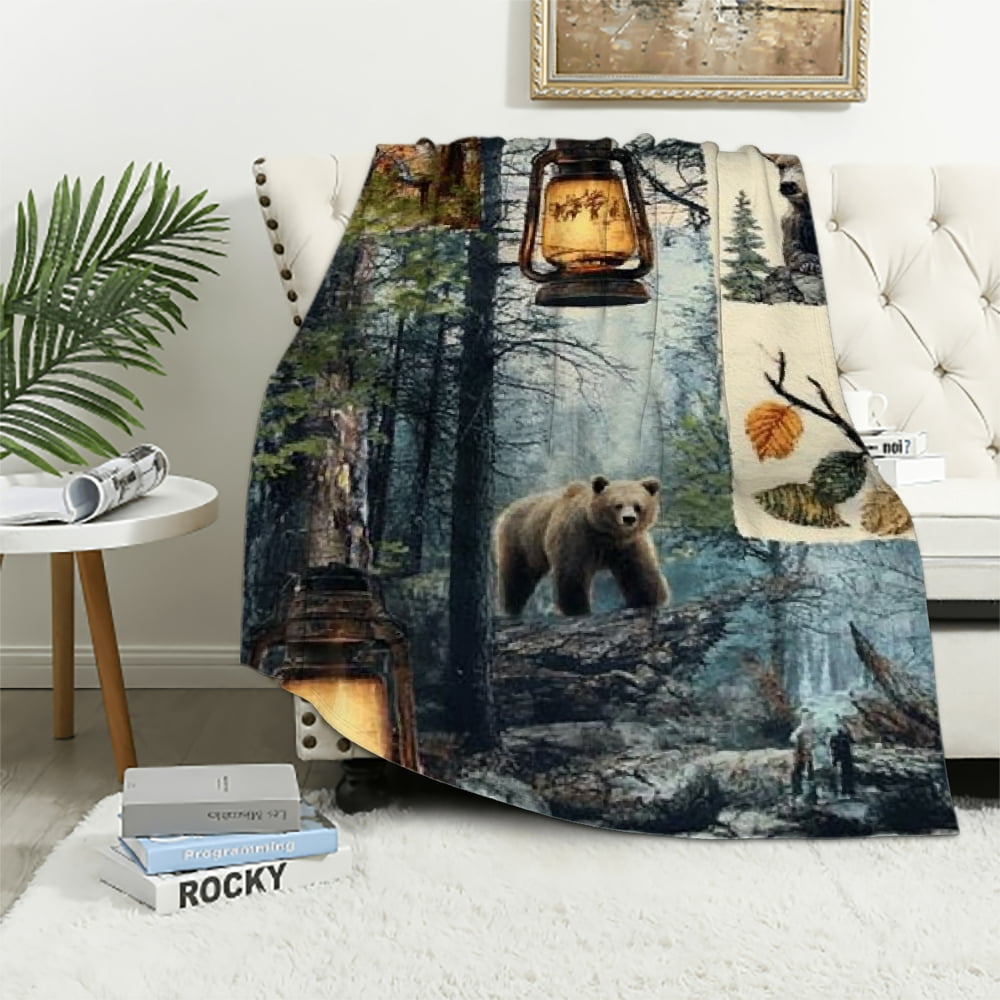 Wild Plains Rhino Quilted Blanket NCU0DK1898