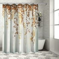 thumbnail image 1 of Orinice  Yellow Plant Shower Curtain Set Thick FabriEucalyptus Leaf Shower Curtains for Bathroom Succulent Botanical Bathroom Decor 36x72, 1 of 7