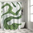 thumbnail image 1 of Orinice Zebra Pattern Flowers Geometric Bathroom Decor Set with Hooks 100% Polyester Modern Shower Curtain 36x72, 1 of 7