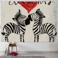 thumbnail image 1 of Orinice Zebras Tapestry Wall Hanging Unique Style Graphic Tapestries for Home Decor Living Room Bedroom Apartment Farmhouse Dorm 40x30inch, 1 of 6