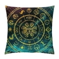 thumbnail image 1 of Orinice Zodiac Sign Numbers Circle Decorative Throw Pillow Cover 12x12in, 1 of 5