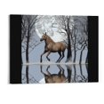 thumbnail image 1 of Orinis Horse Canvas Wall Art Landscape Canvas Wall Art Deco Bathroom, Office, Bedroom, Modern Art, Living Room 20x16in Frameless Painting, 1 of 3