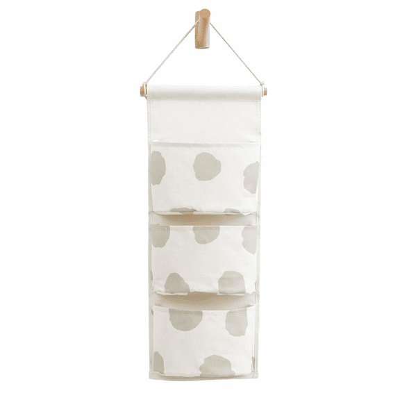 Orino 3-Pocket Over-the-Door Hanging Organizers, Gray, 3 Count, 1 Pack