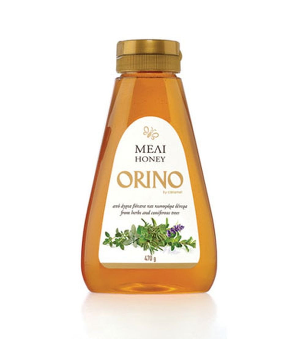 Orino Squeeze Honey 16.6oz | Gold Standard Greek Mountain Honey | Squeeze Jar