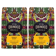 (2 pack) Orinoco, French Roast, Organic Fair Trade, Whole Bean Coffee, Dark Roast, 12 oz