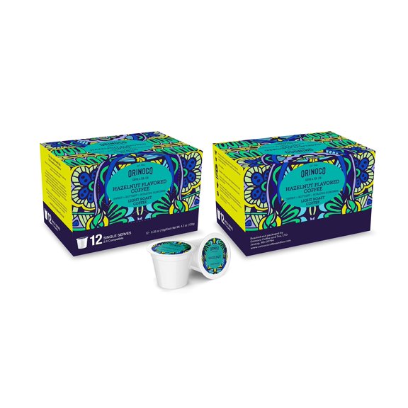 Orinoco Hazelnut Flavored Coffee Single Serve 72ct