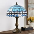 thumbnail image 1 of Orinova Tiffany Style Table Lamp Bedside Desk LED Lamp Shades Bedroom Stained-Glass 18.1'' H Multi-Color, 1 of 8