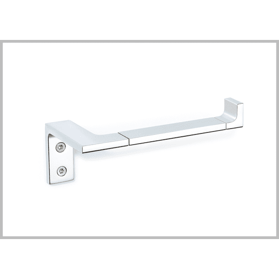 Orio polished chrome toilet paper holder without lid. Bath tissue holder