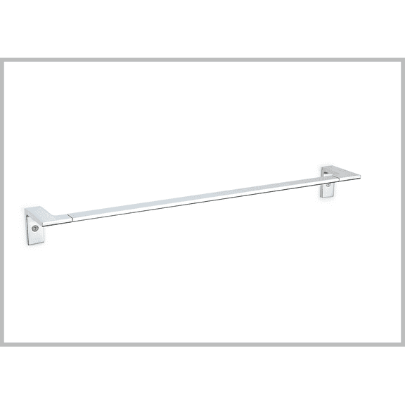 Orio polished chrome towel bar . Towel rail/towel rack