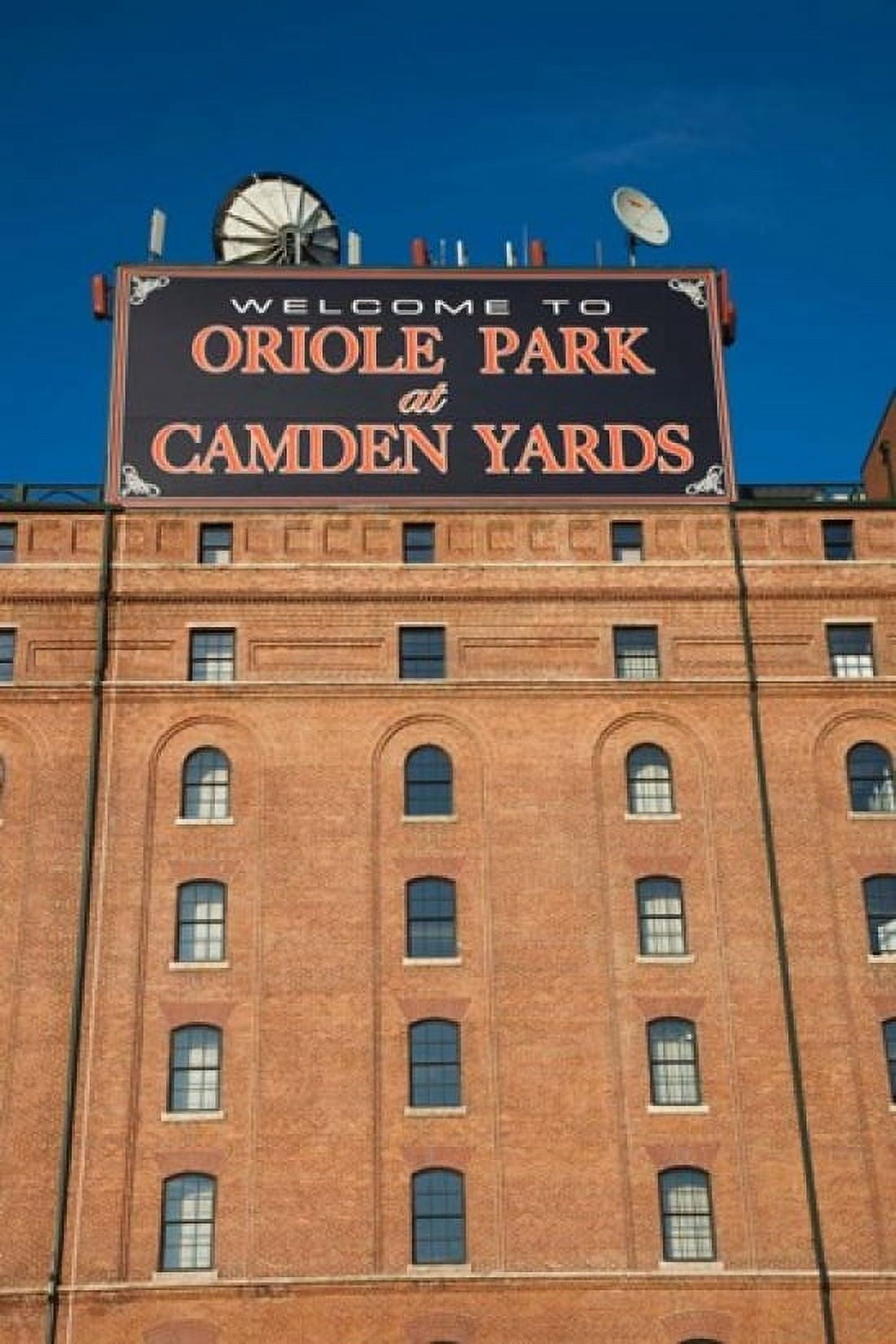 Oriole Park at Camden Yards Baltimore Maryland Canvas Art - Panoramic Images (12 x 18)