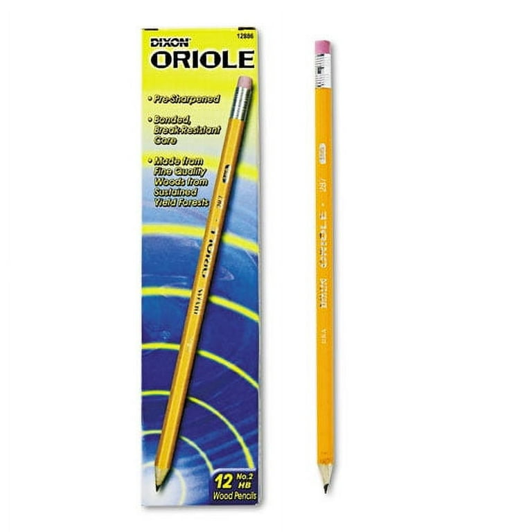 Pencils, HB (#2), Black Lead, Yellow Barrel, Dozen | Bundle of 2 Dozen