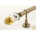 thumbnail image 1 of Orion 1111 Curtain Rod Set - 1.25 in. - Matte Brass - 126 in., 1 of 1