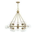 thumbnail image 1 of Orion 15-Light Chandelier in Warm Brass, 1 of 6