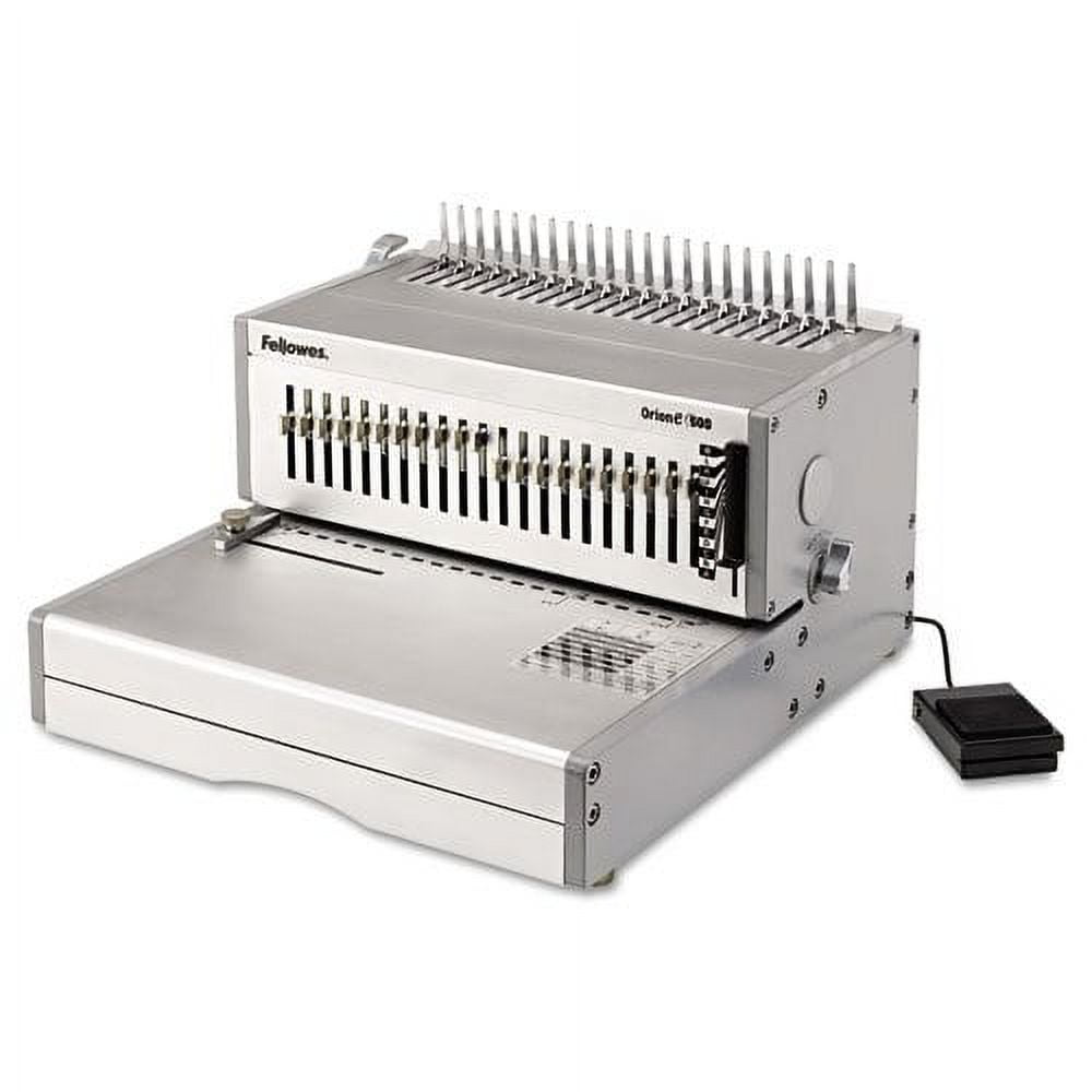 Orion 500 Electric Comb Binding Machine, 500 Shts, 15 3/4 X 19 3/4 X 9 3/4, Gray
