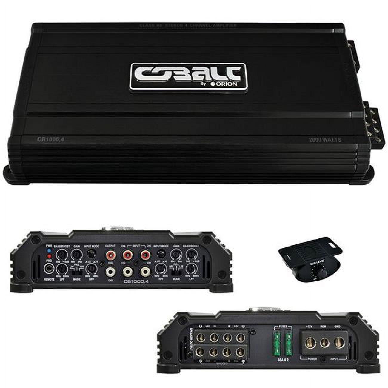 Orion Cobalt 4 Channel Amplifier 2000W Max - Walmart.com