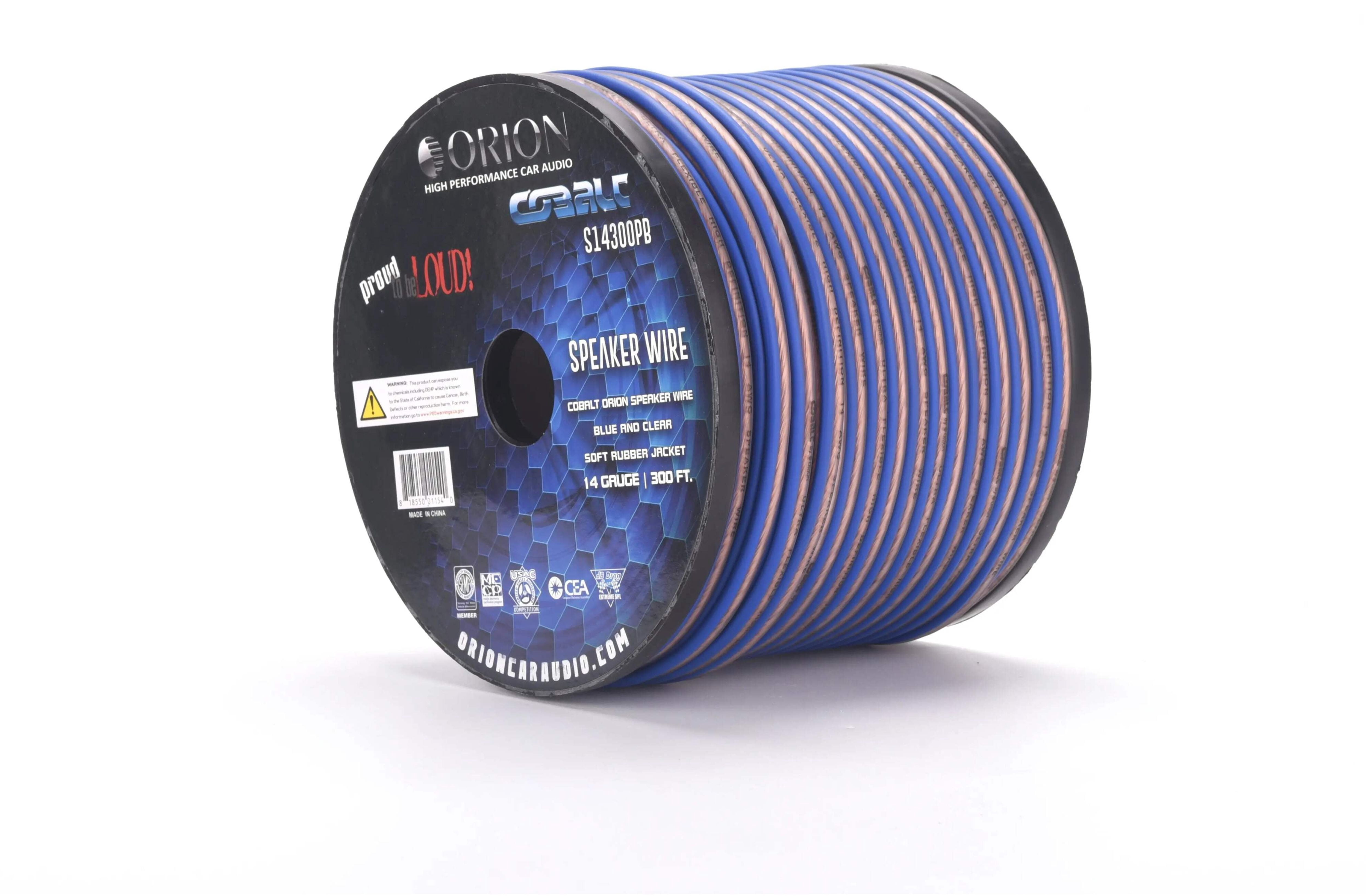 Orion Cobalt Speaker Wire 14 Gauge 300 ft