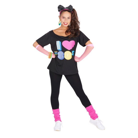 Orion Costumes 80s T-shirt Adult Costume Small Female