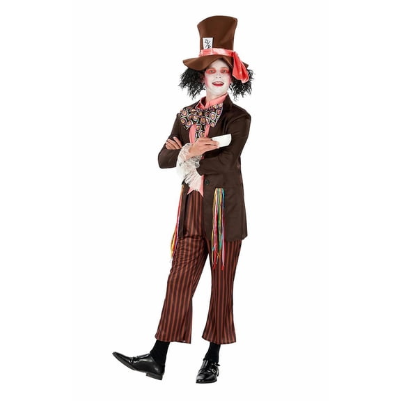 Orion Costumes Alice in Wonderland Mens Mad Hatter Adult Costume | Extra Large Male
