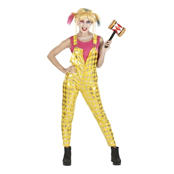 Orion Costumes Harley Quinn Adult Costume | Crop Top & Jumpsuit Costume Set | Medium Female