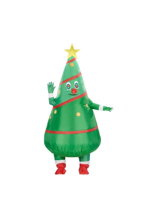 Inflatable Christmas Tree Adult Costume One Size Unisex