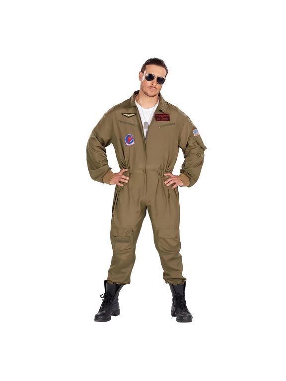 Men's Fighter Pilot Aviator Adult Costume | XX-Large Male