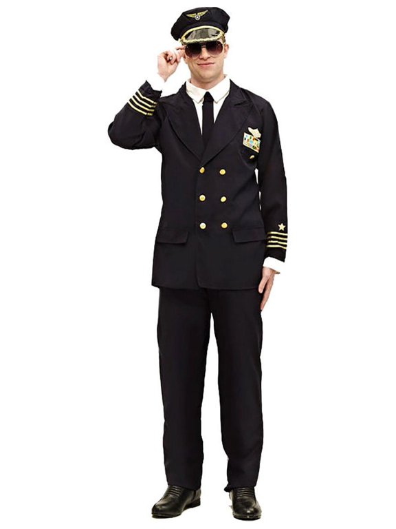 Orion Costumes Pilot Adult Costume, X-Large Male