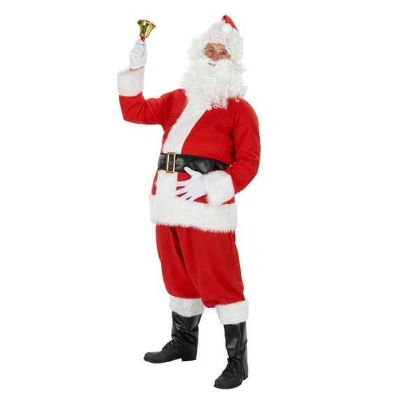 Orion Costumes Plush Santa Adult Costume | Large Male