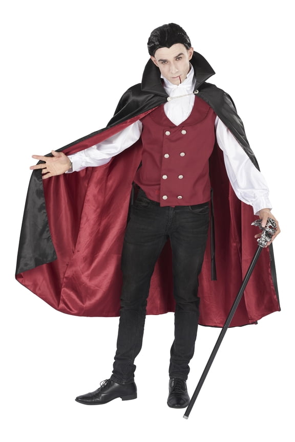 Red Vampire Adult Costume | One Size Male