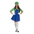 thumbnail image 1 of Orion Costumes Super Mario Inspired Green Plumber Adult Dress Costume | Large Female, 1 of 3