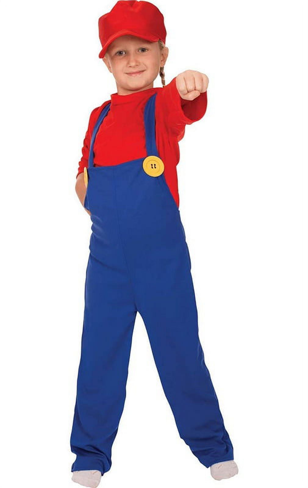 Costume Enfant Plombier Amusant pour Fête d'Anniversaire main image 1