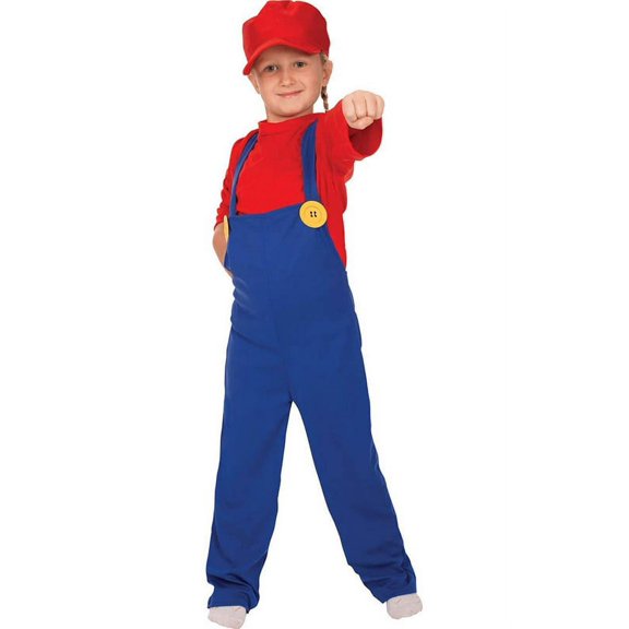 Orion Costumes Super Plumber Child Costume | Medium Unisex