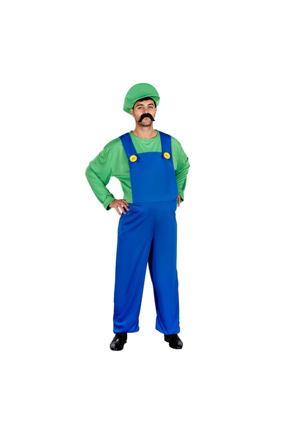 Super Plumber Mate Adult Costume Xx-large Male