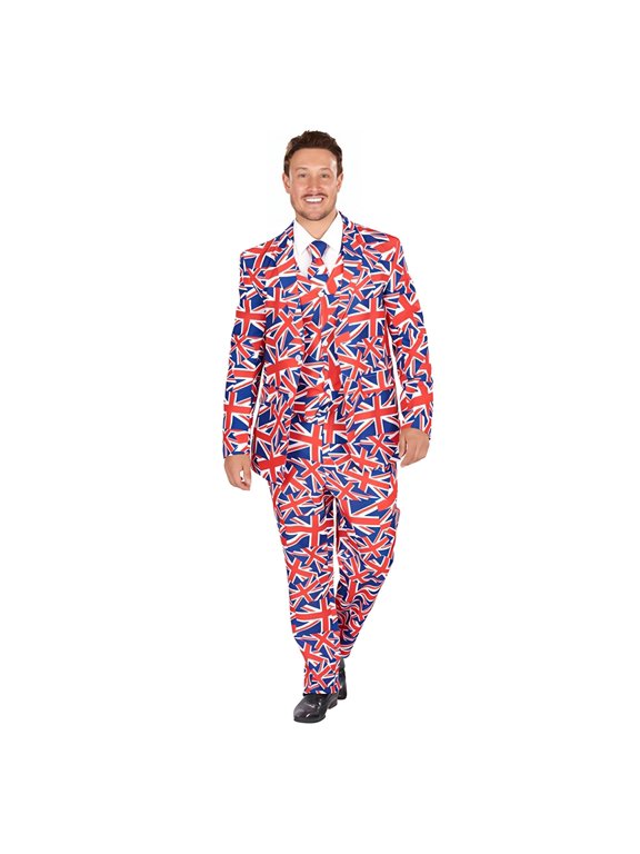 Union Jack Adult Costume Suit | Medium Male