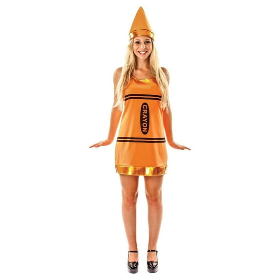 Orion Costumes Women's Orange Crayon Fancy Dress Costume XL1 Female