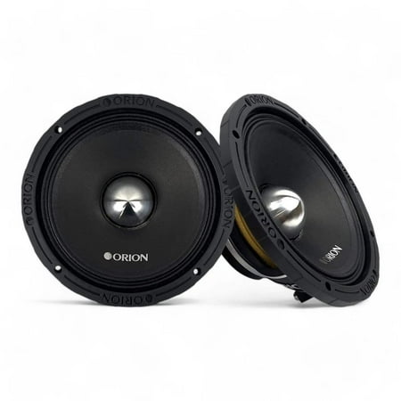 Orion HCCA84N 8" 2000W Peak 4-Ohm Car Audio Neodymium Midrange Speakers (Pair)