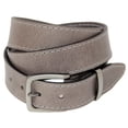 thumbnail image 1 of Orion Leather 1 3/8 Mens Dress Belt Gray Buffalo Leather Gray Stitching, 1 of 4