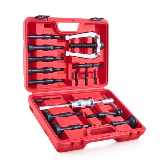 Orion Motor Tech Blind Hole Collet Bearing Race and Seal Puller Extractor Kit, Slide Hammer Pilot Insert Inner Internal Bearing Removal Tool Set, 16PCS