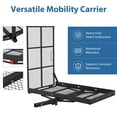 thumbnail image 1 of Orion Motor Tech Foldable Electric Wheelchair Hitch Carrier Mobility Scooter Folding Loading Ramp, 1 of 13