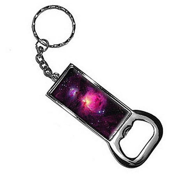 Orion Nebula Space Keychain Key Chain Ring Bottle Bottlecap Opener