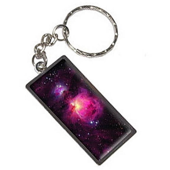 Orion Nebula Space Keychain Key Chain Ring