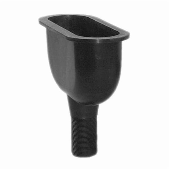 Laboratory Cup Sink 6 in x 3 in, 1, Above or Below, Polyethylene CS1-6x3x4