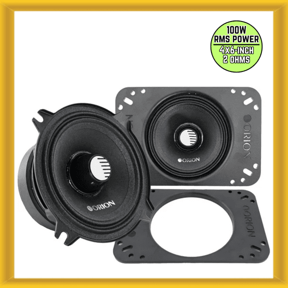 CM452 - 4 (4x6) Inch 2 Ohm Midrange Speaker 100 Watts RMS